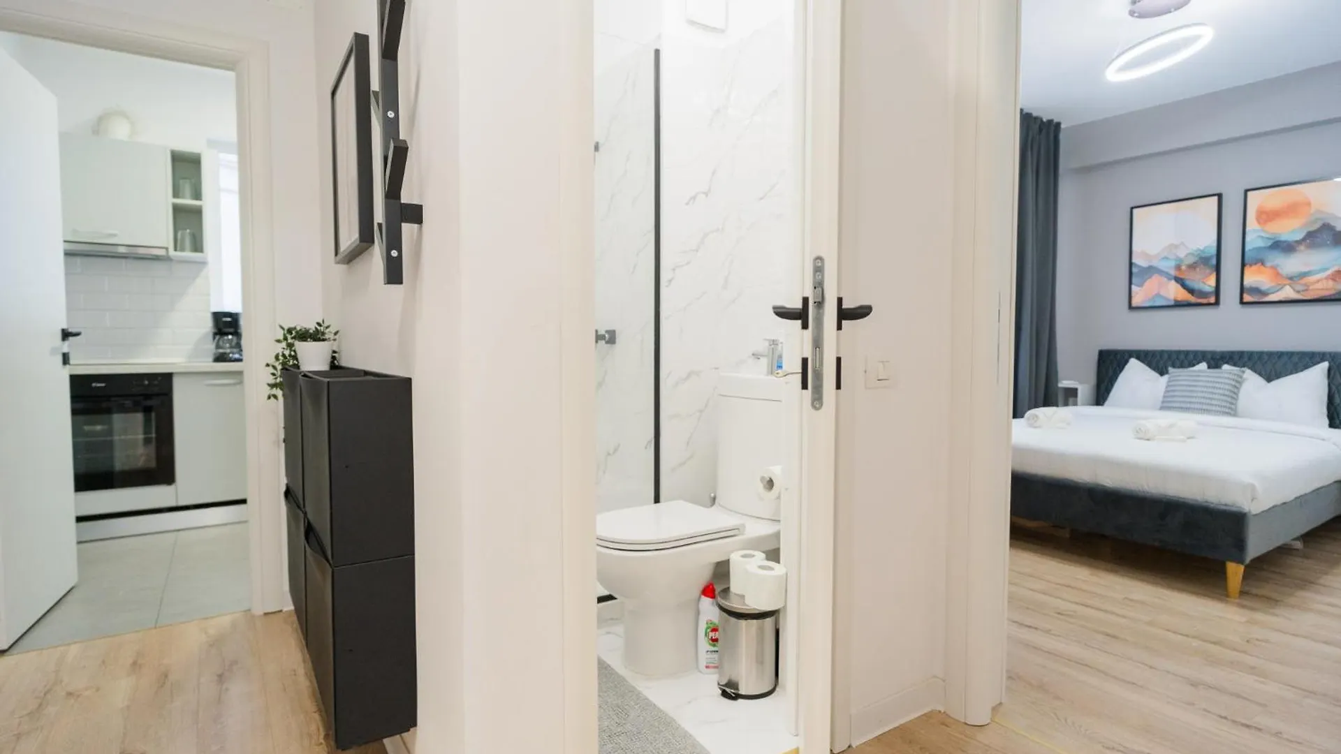 부쿠레슈티 Elegant Gem Victoriei Avenue 아파트