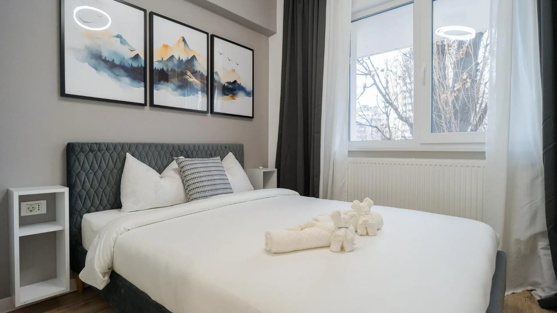 부쿠레슈티 Elegant Gem Victoriei Avenue 아파트
